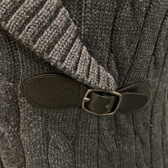 CALVIN Klein Grey Cable-knit Sweater Dress - Picture 9 of 14